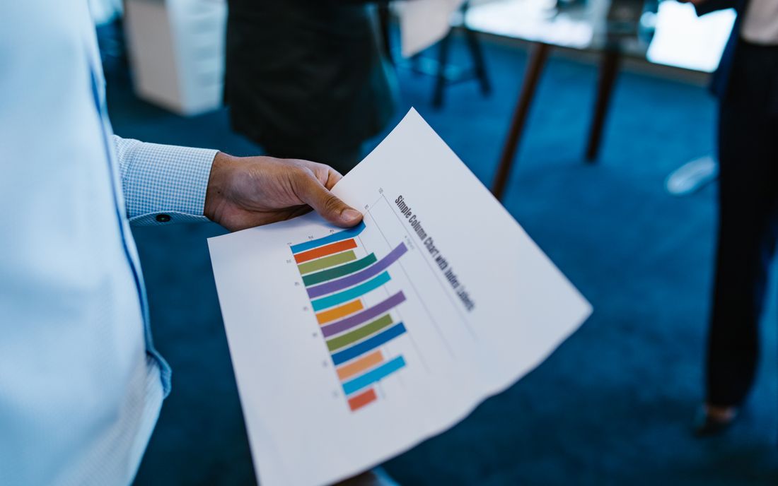 Analysing count gaps with an Excel pivot table